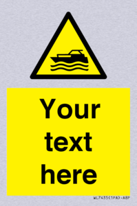 Custom Warning motorised watercraft